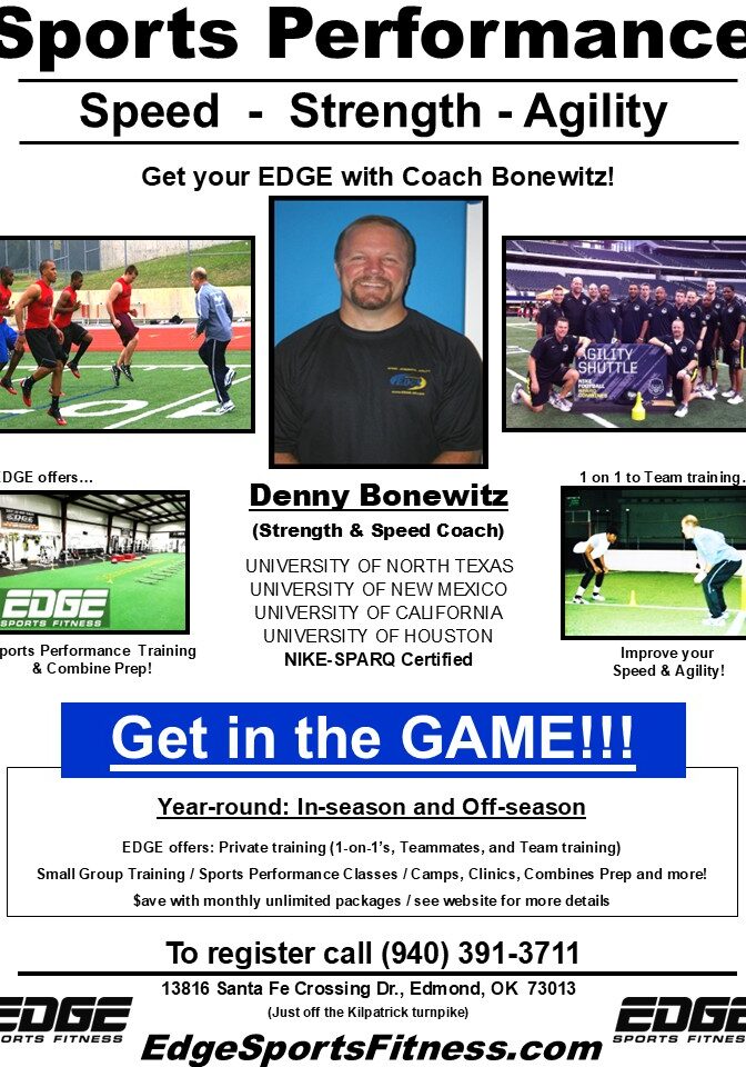 Sports Performance Training (Denny Bonewitz) 2025